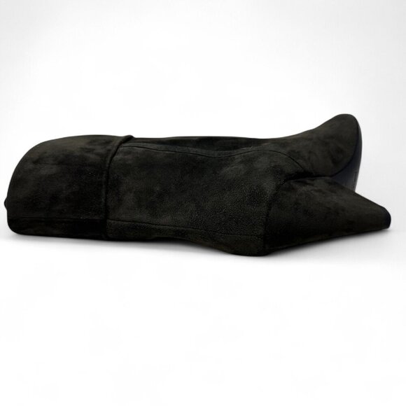 Saint Laurent Women's Liz 85 Luxor Suede Booties Sabble Brown EU 37.5 NIB - Picture 8 of 16